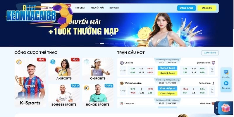 Giới thiệu tổng quan về sân chơi thể thao 8live