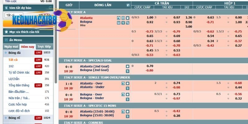 Sân chơi cực nổi tiếng với sản phẩm cá cược thể thao 